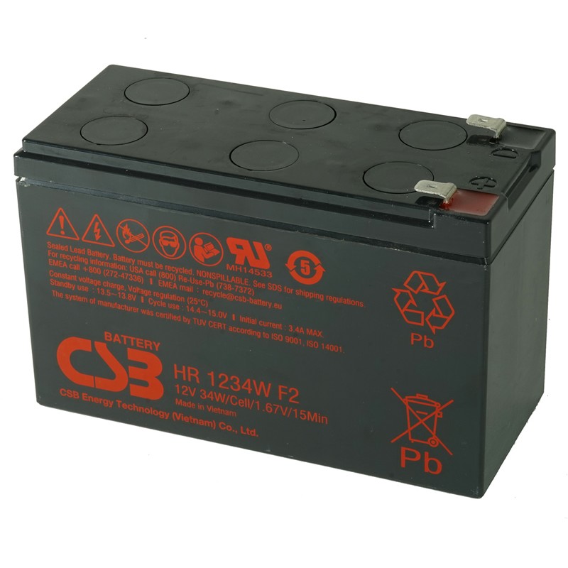 UPS CSB Baterija, 12V- 9 Ah  HR1234W