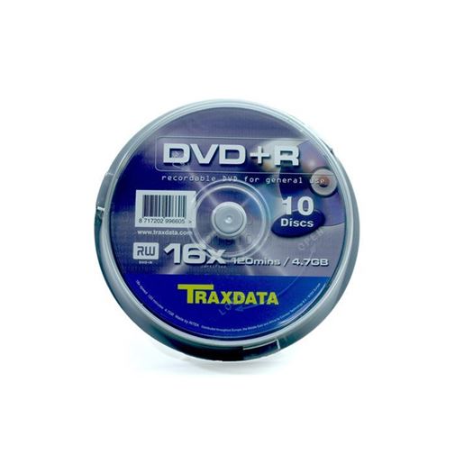 MED DVD TRX DVD-R 16X CAKE 10