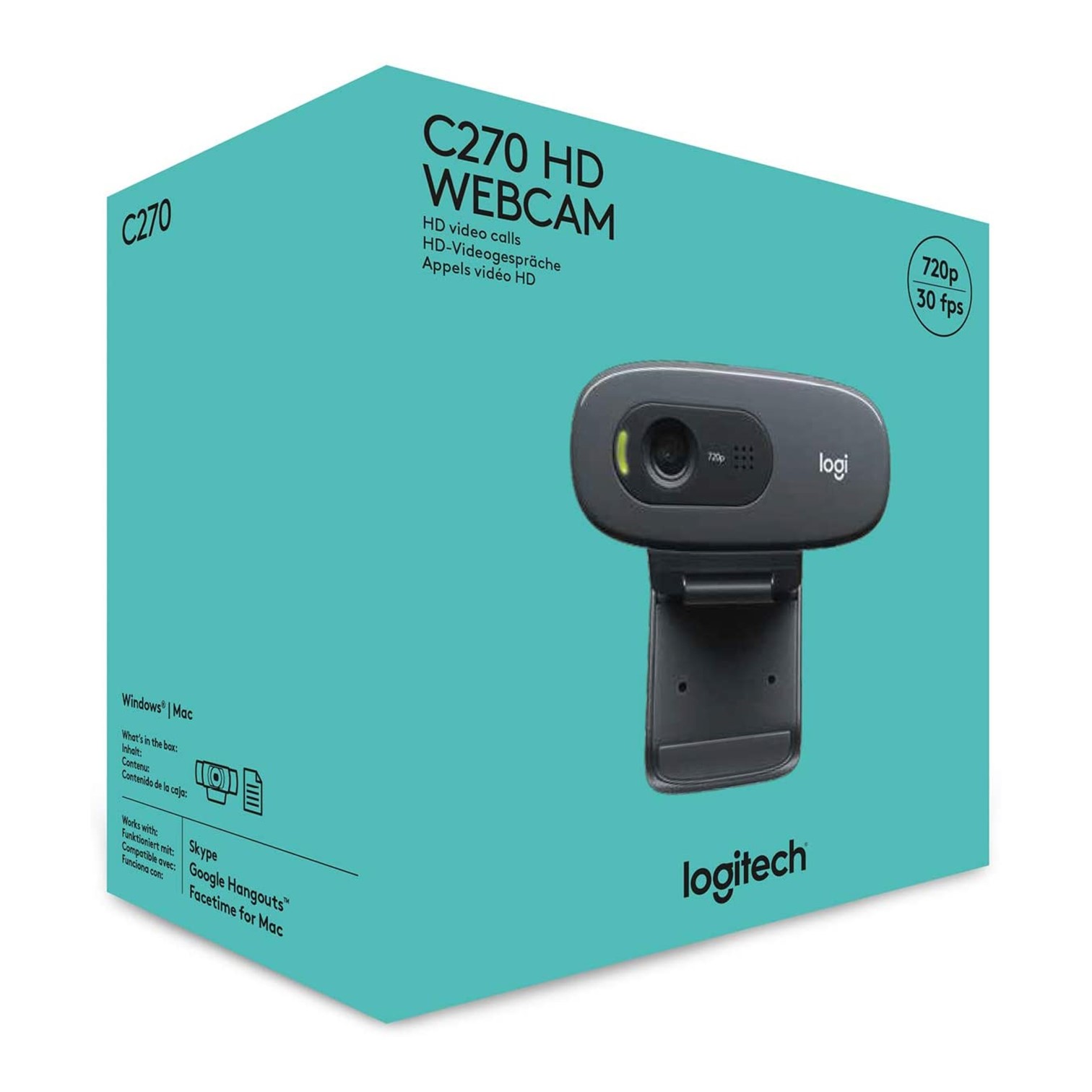 C270 HD Retail crna web kamera