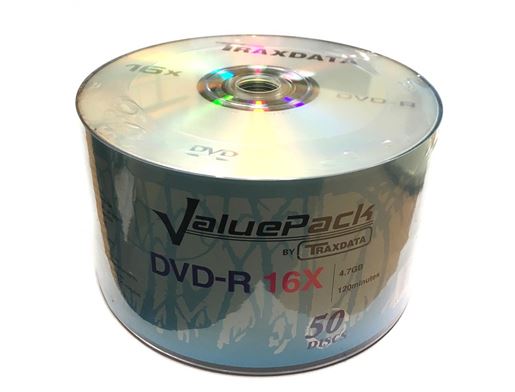 MED DVD TRX DVD-R 16X SP50 VALUEPACK