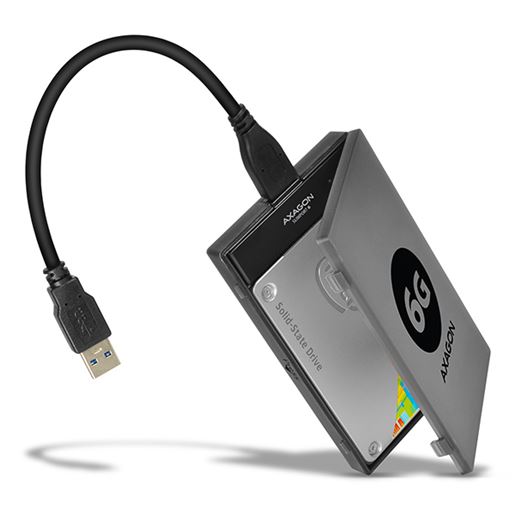 HDD DOD Ladica 2.5" SATA3 -> USB3.0, Gray, ADSA-1S6, AXA