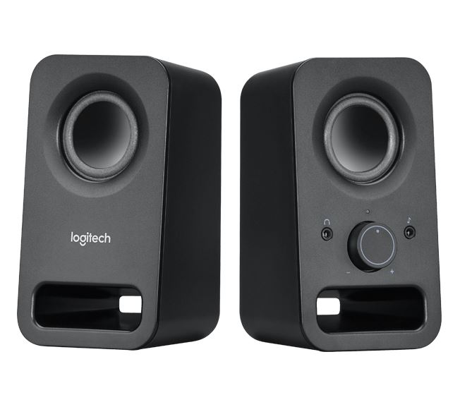 LOGITECH Z150 Compact Stereo Speakers, 6 Watts Peak/3 Watts RMS power, 3.5 mm input