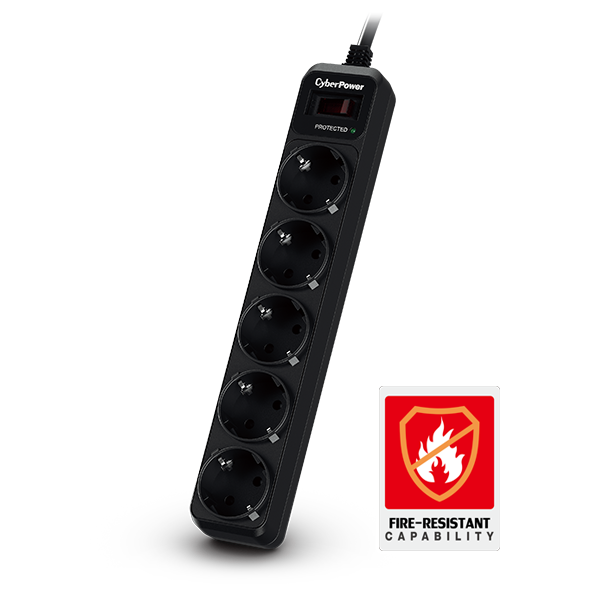 CyberPower produžni kabl prenapon.zašt. B0520SC0 5xšuko/1,8m