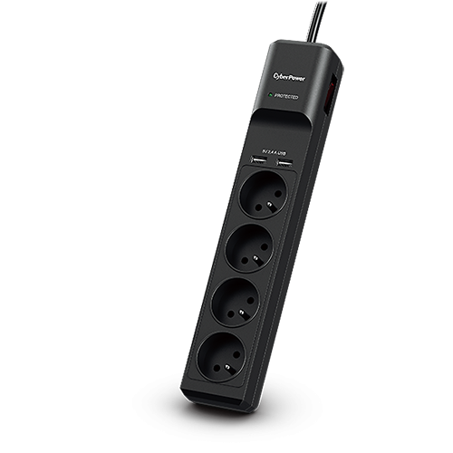 CyberPower produžni kabl prenap.zašt. P0420SUD0 4xšuko/2xUSB