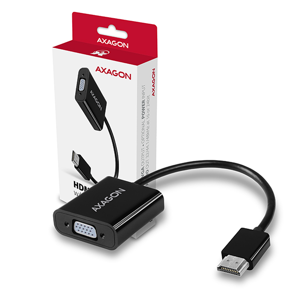 CC HDMI 1.4b -> VGA Reduction/Adapter, FHD, Audio OUT, AXA