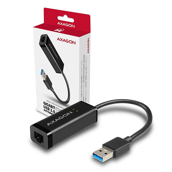 Adapter USB 3.0/Gigabit Ethernet 10/100/1000, ADE-SR, AXAGON