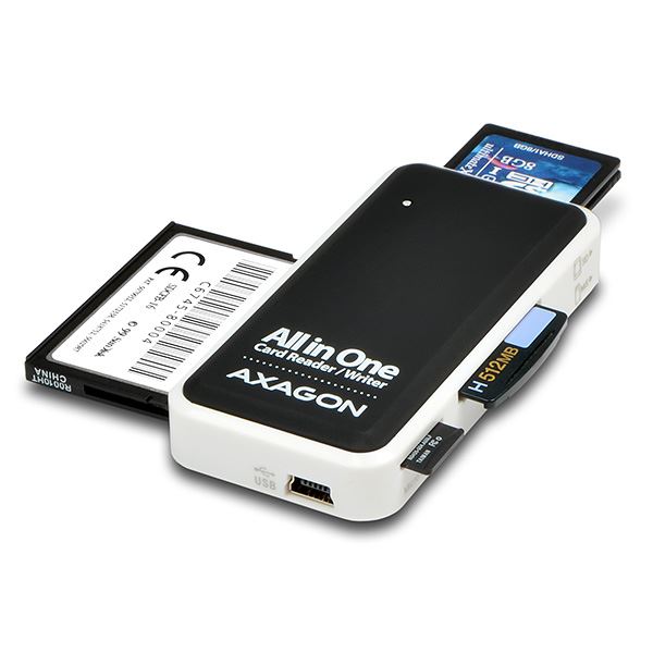 CARD READER AXAGON USB 2.0 SD/microSD/MS/CF/XD (CRE-X1)