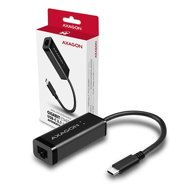 Adapter USB-C 3.1/Ethernet, 10/100/1000, ADE-SRC, AXAGON