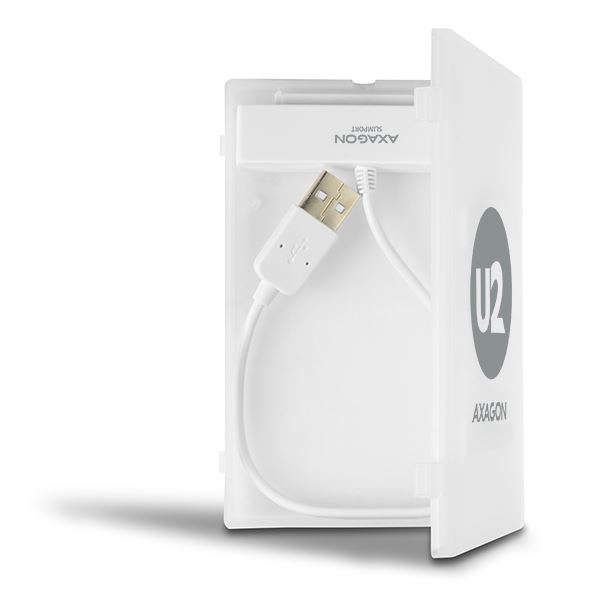 HDD DOD Ladica 2.5" SATA3 -> USB2.0, White, ADSA-1S, AXA