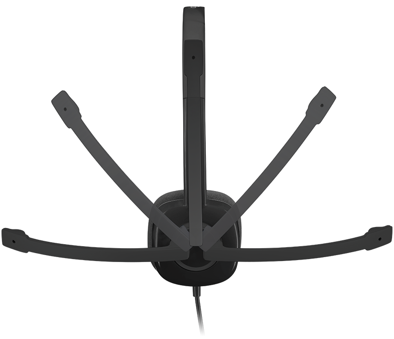 H151 Stereo Headset single jack slušalice sa mikrofonom crne