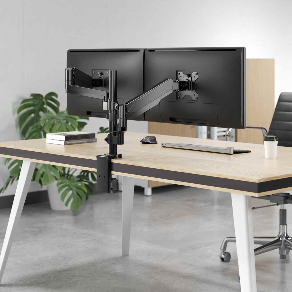 MH nosač za 2 monitora 17"-32" do 8kg težine
