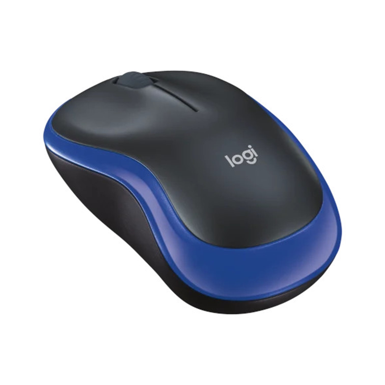 LOGITECH M185 Compact Wireless Mouse, 2.4 Ghz, 1000 dpi, 1 x AA Battery, 10 m, Blue