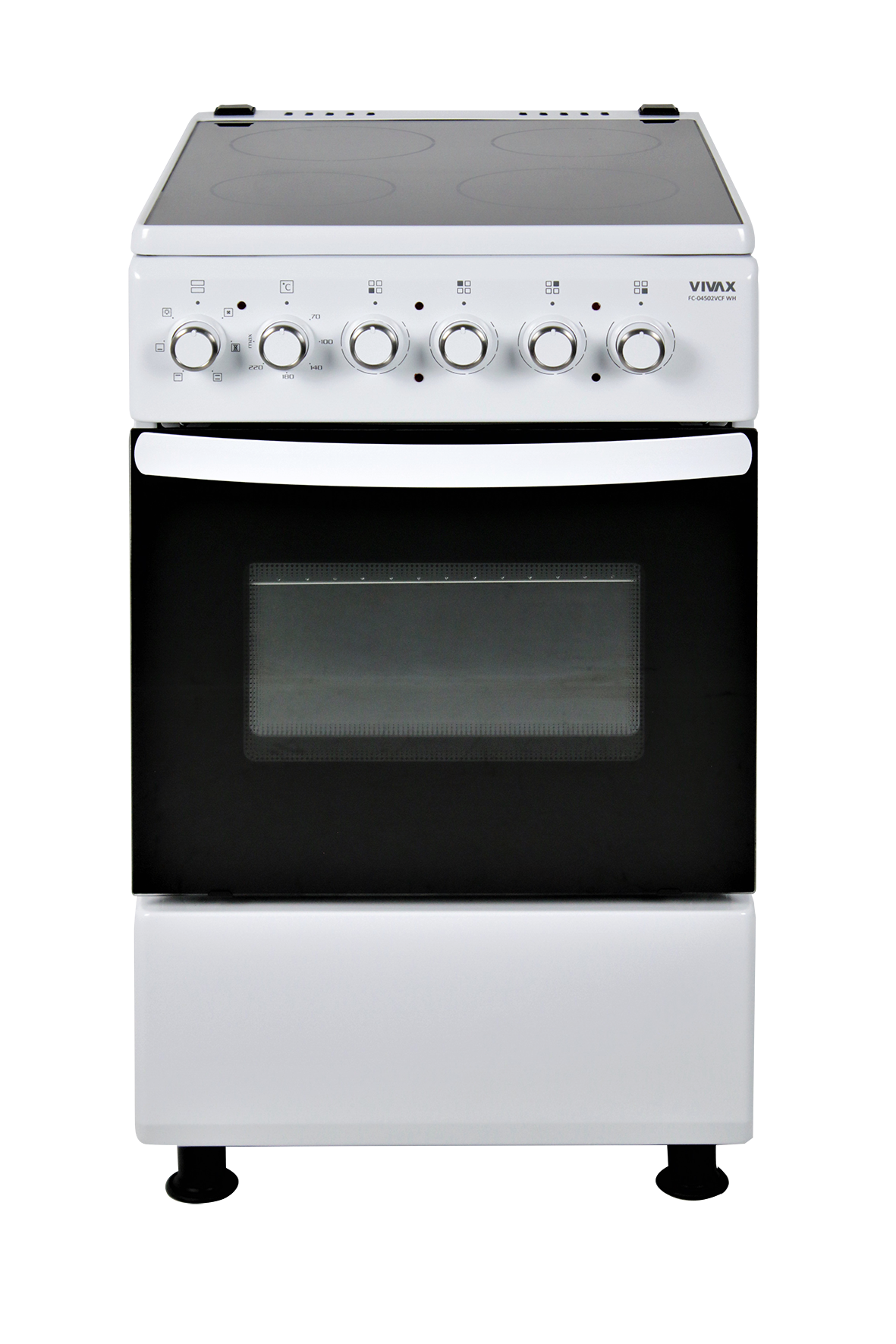 VIVAX HOME električni šporet s/k FC-04502VCF WH