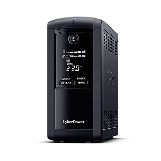 Cyberpower 700VA/390W VP700ELCD line-int., šuko, desktop