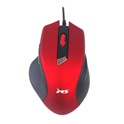 Miš Žičani MS FOCUS C116 crveni