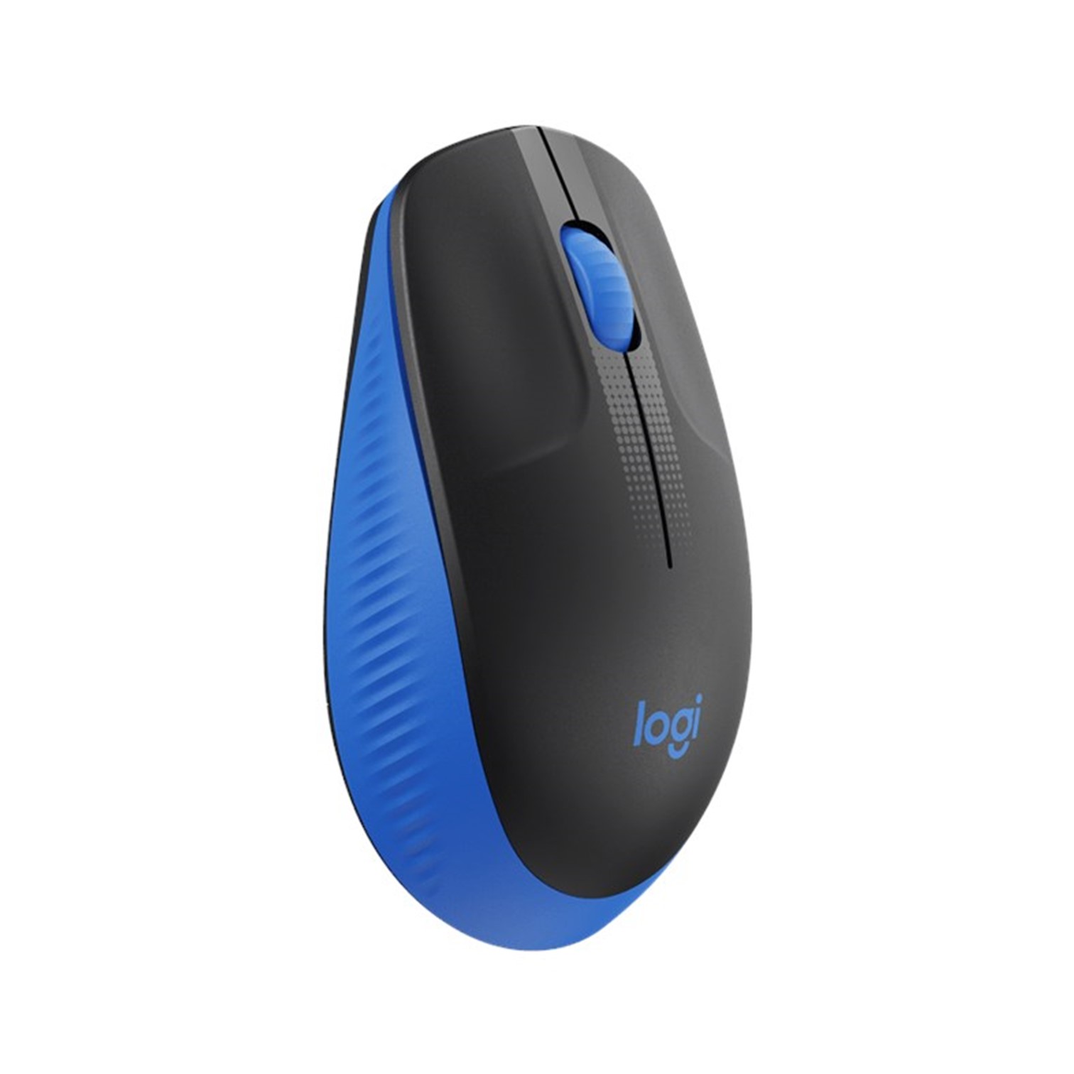 LOGITECH M190 Blue Wireless Mouse, Full Size Curve Design, 18-month battery life (AA battery)