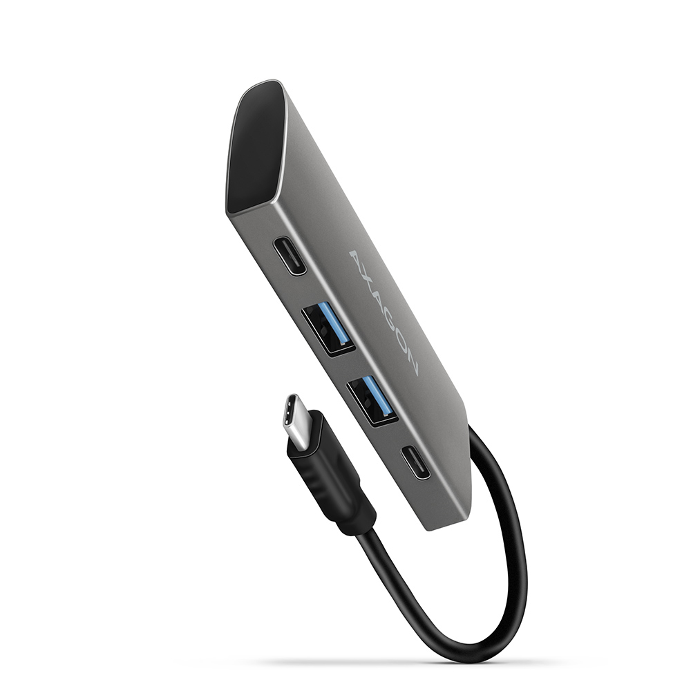 USB HUB USB-C --> 2xUSB-3.2 + 2xUSB-C, do 10Gbps AXAGON