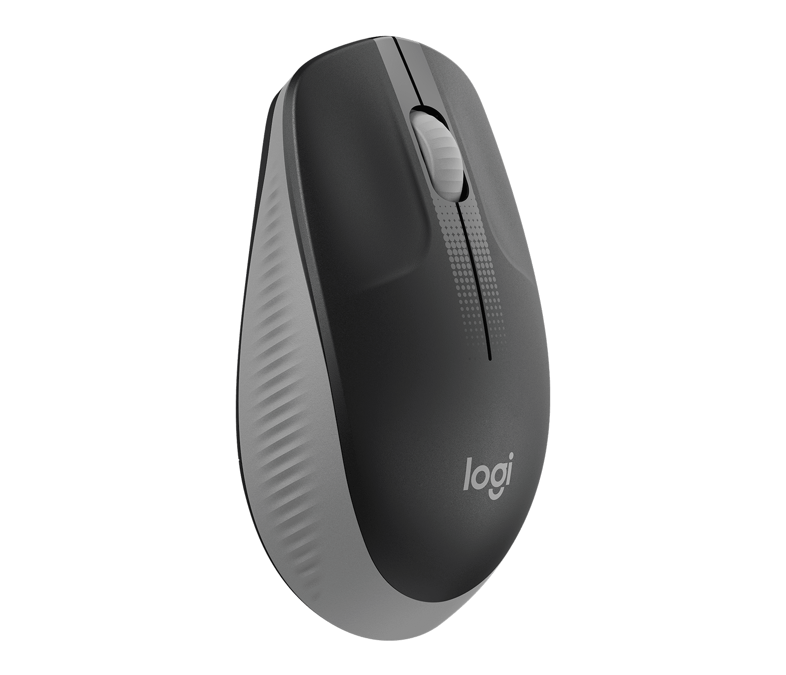 LOGITECH M190 Grey Wireless Mouse, Full Size Curve Design, 18-month battery life (AA battery)