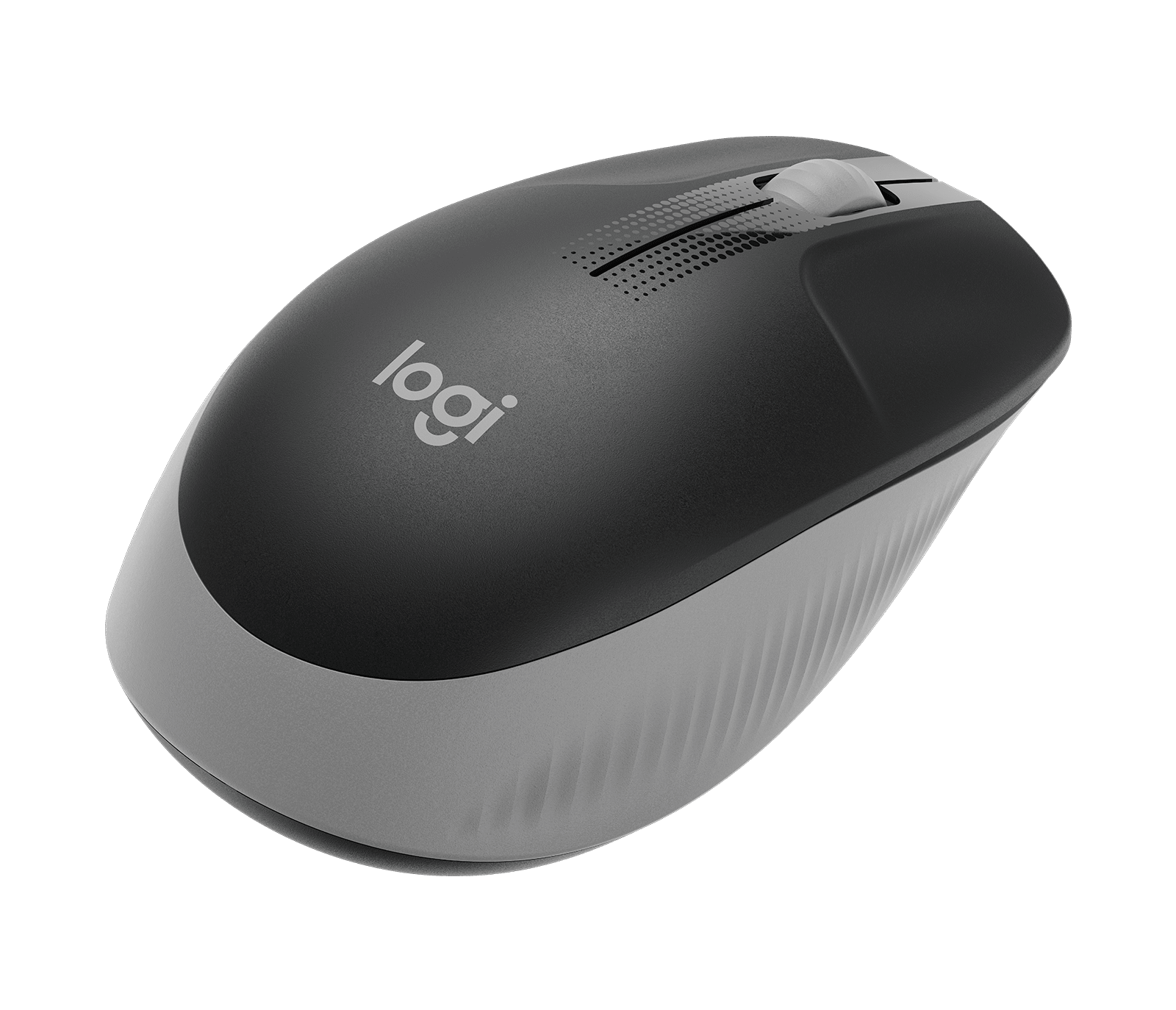 LOGITECH M190 Grey Wireless Mouse, Full Size Curve Design, 18-month battery life (AA battery)