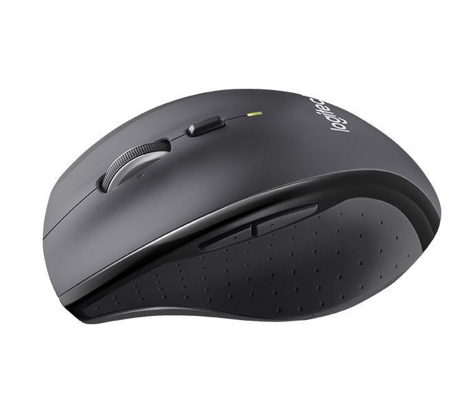 LOGITECH M705 Marathon Wireless Mouse, 2 x AA Batteries up to 3 years, Hyper-Fast Scrolling Wheel