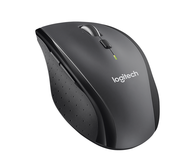 LOGITECH M705 Marathon Wireless Mouse, 2 x AA Batteries up to 3 years, Hyper-Fast Scrolling Wheel