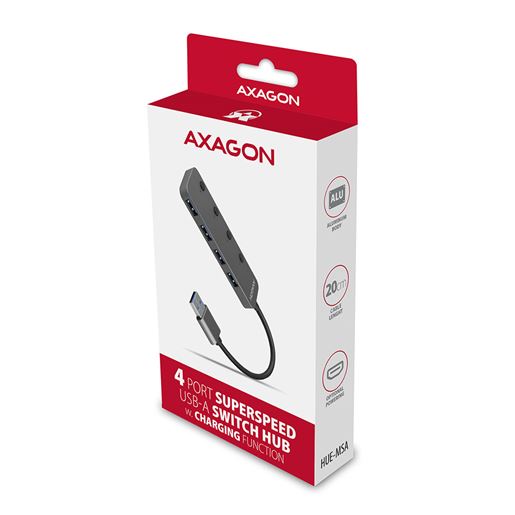 AXAGON HUE-MSA USB 3.2 Gen 1 Hub