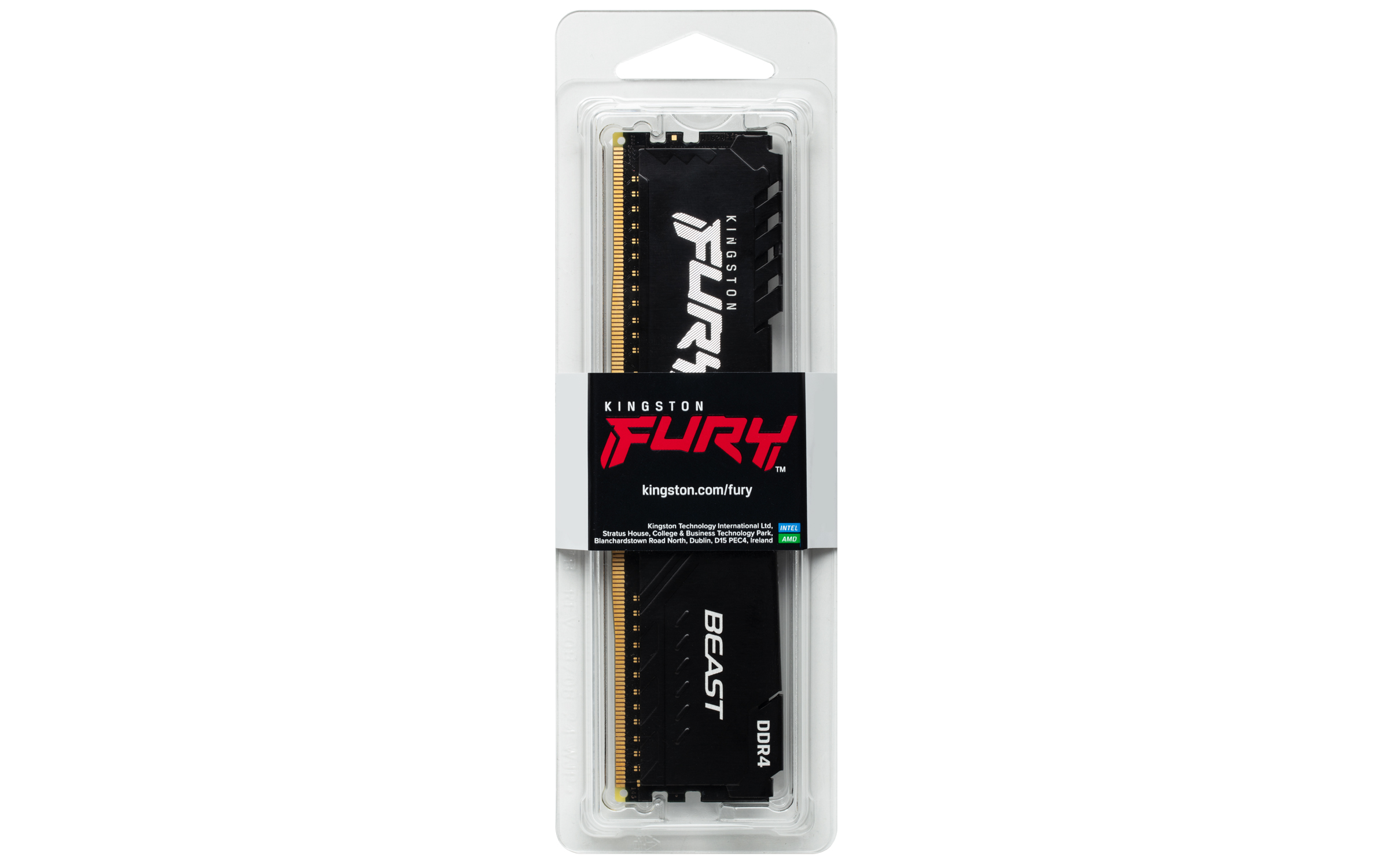 DIMM DDR4 16GB (2x8GB kit) 3200MT/s KF432C16BBK2/16 Fury Beast Black