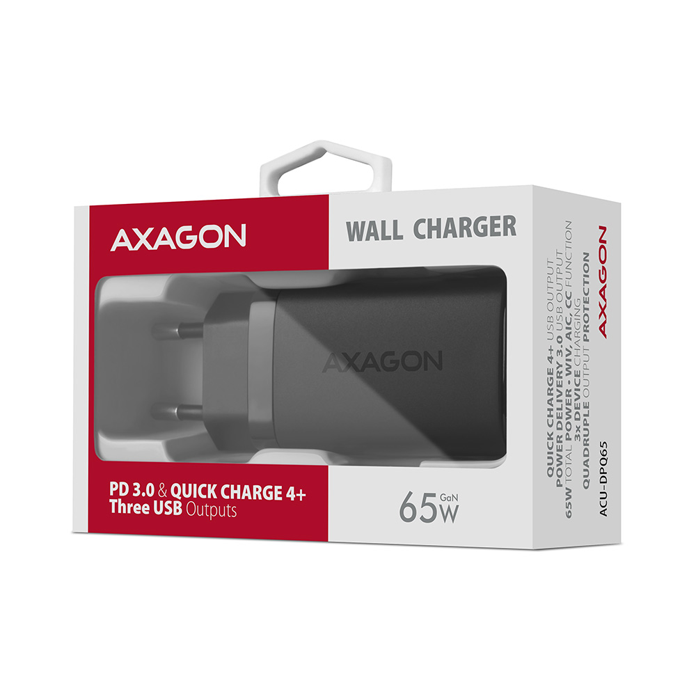 MOB DOD Zidni punjač ACU-DPQ65, QC4+USB-C PD 65W, AXA