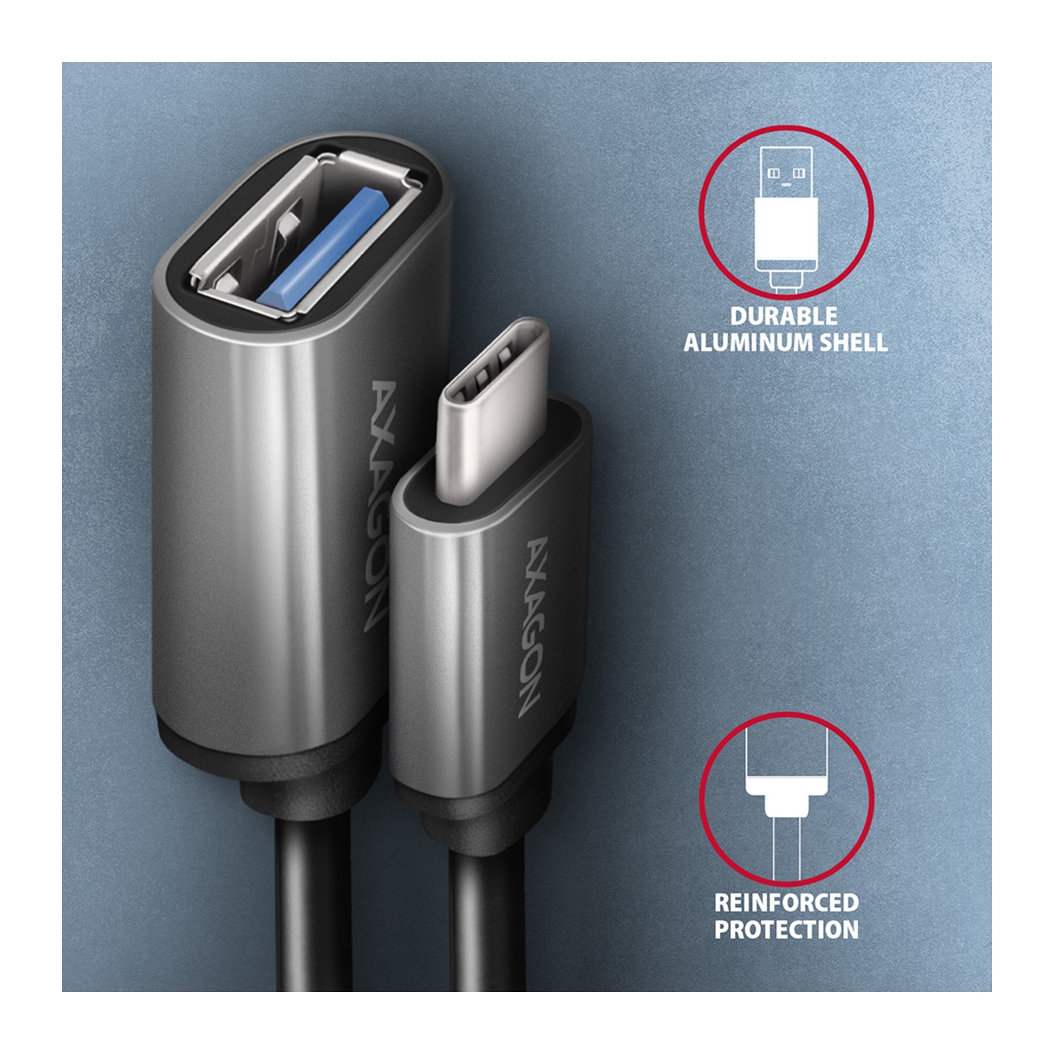 RUCM-AFAC USB-C<>USB-A CABLE ADAPTER,AXA