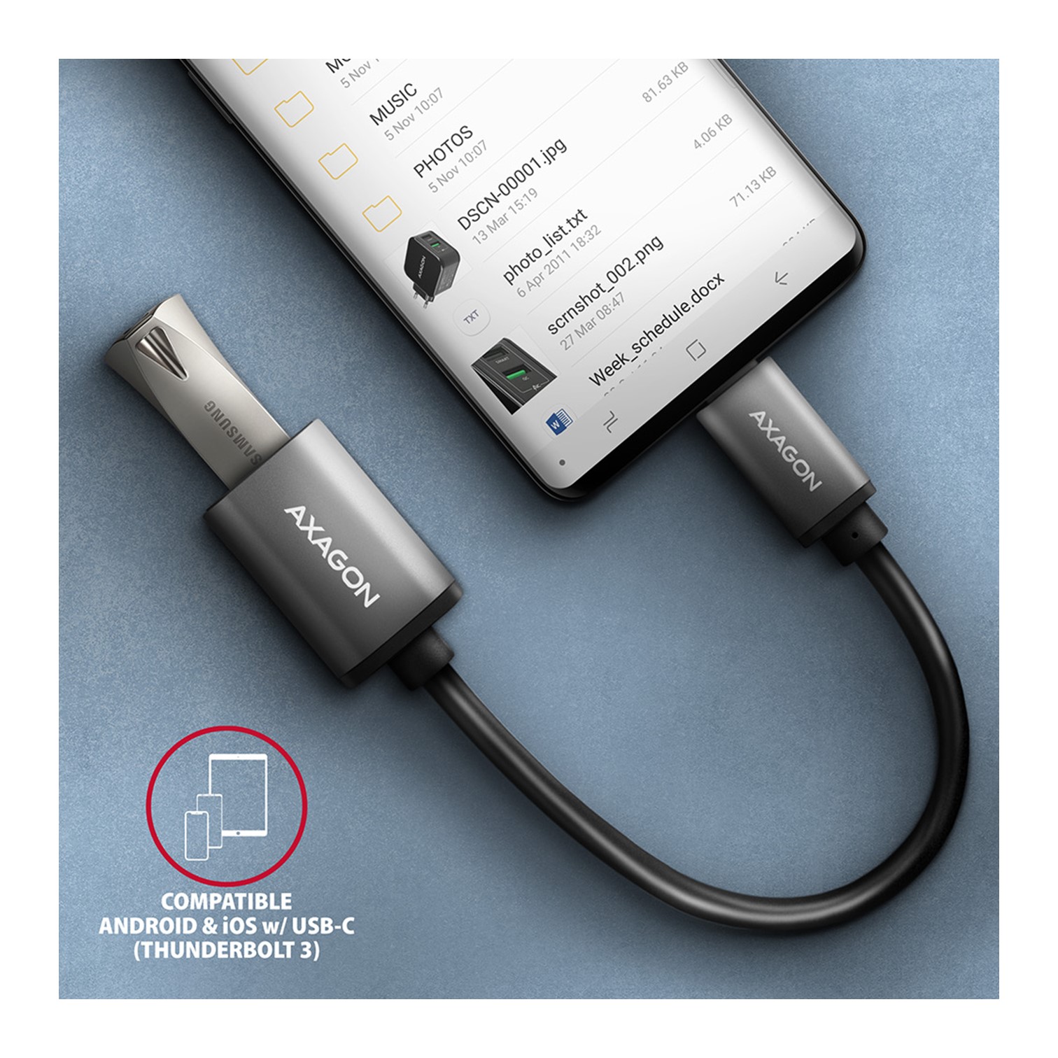 RUCM-AFAC USB-C<>USB-A CABLE ADAPTER,AXA