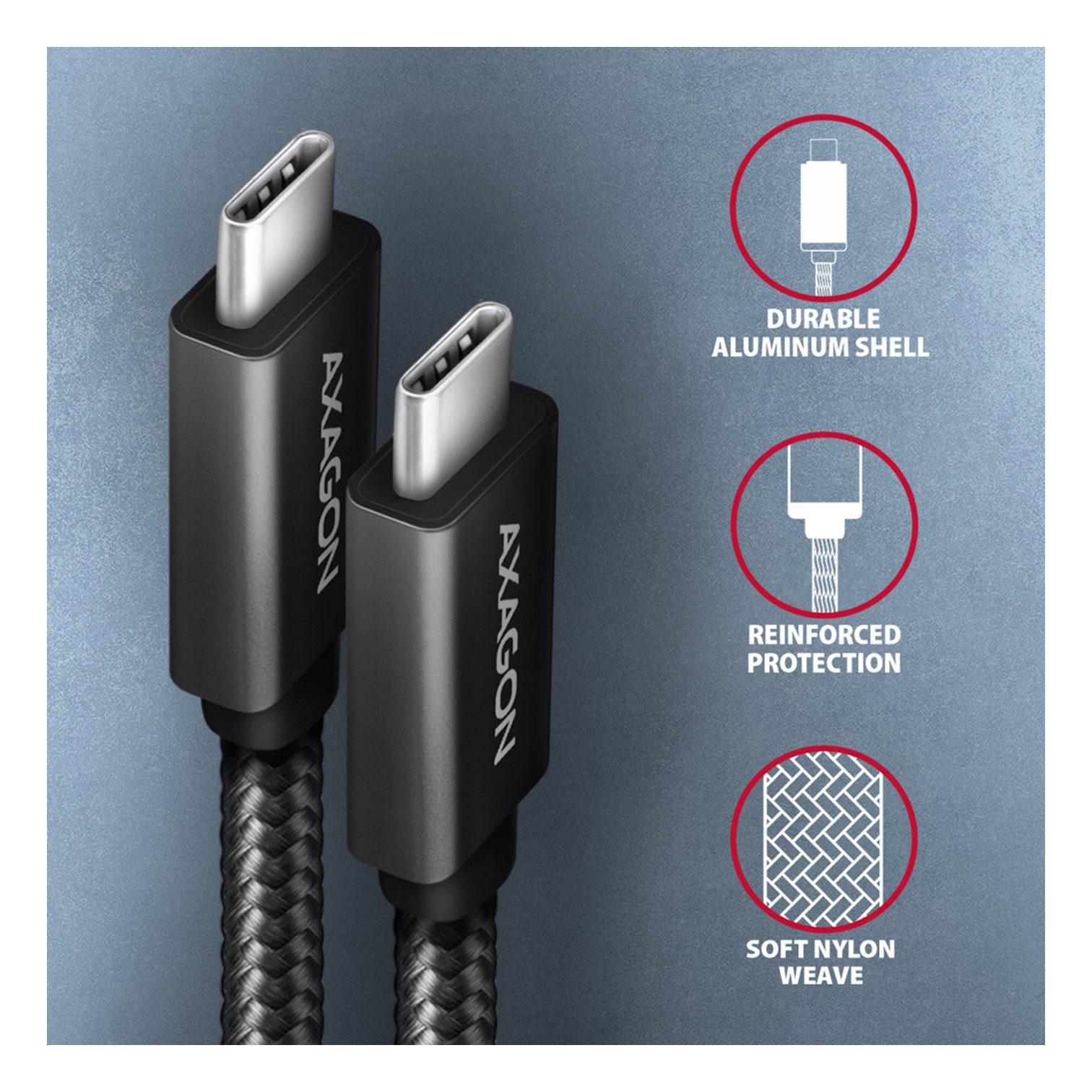 BUCM32-CM20AB SS  USB-C 3.2 GEN 2 CABLE