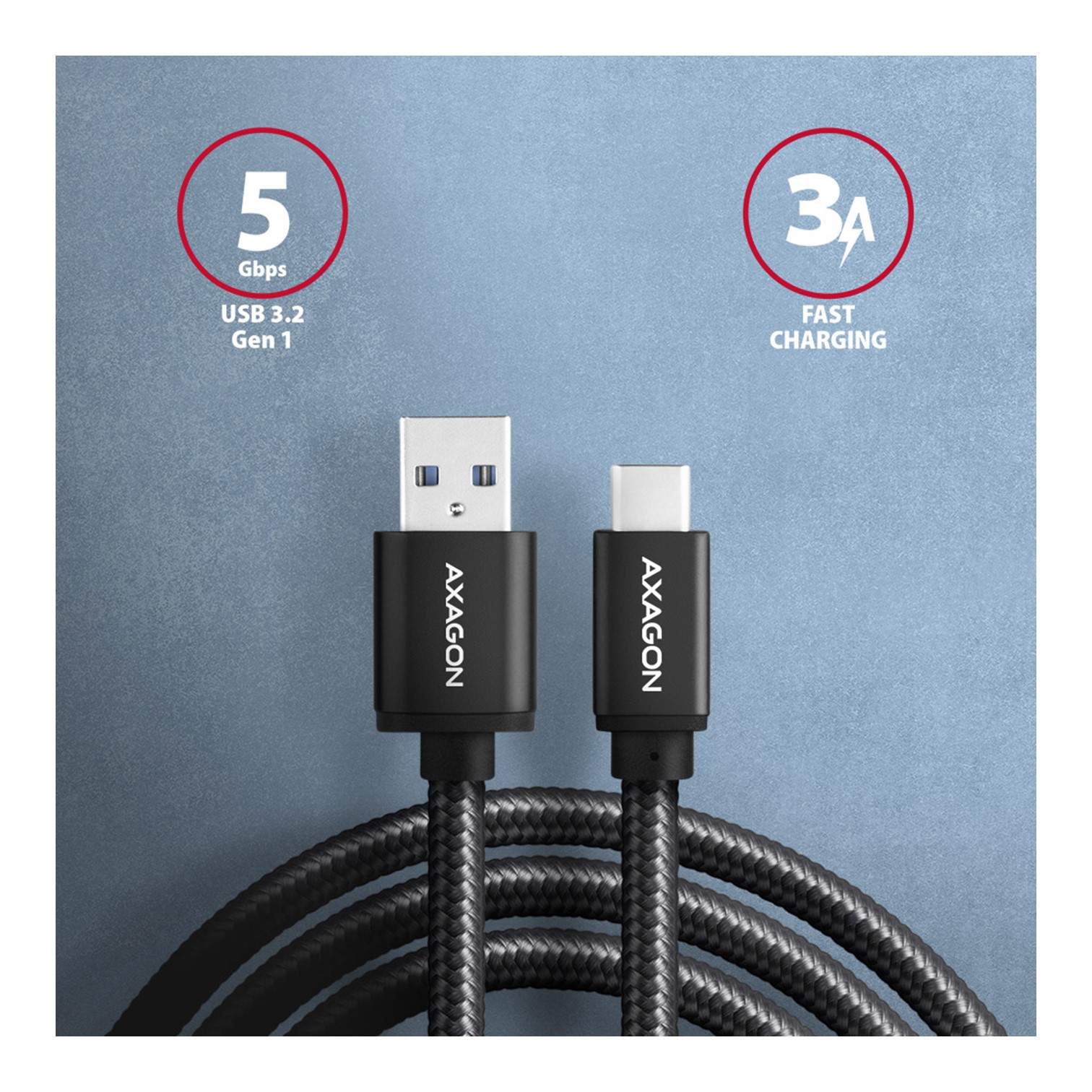 BUCM3-AM20AB SS USB-C to USB-A3.2 GEN 2