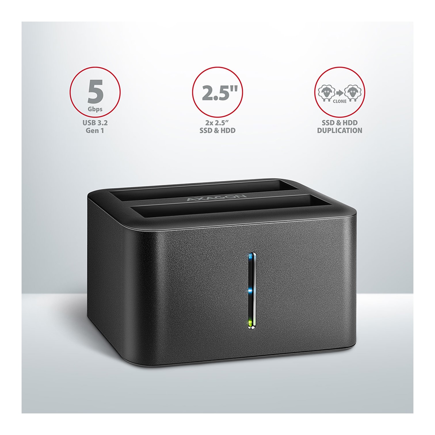 HDD DOD Dock mini 2.5" HDD/SSD x2