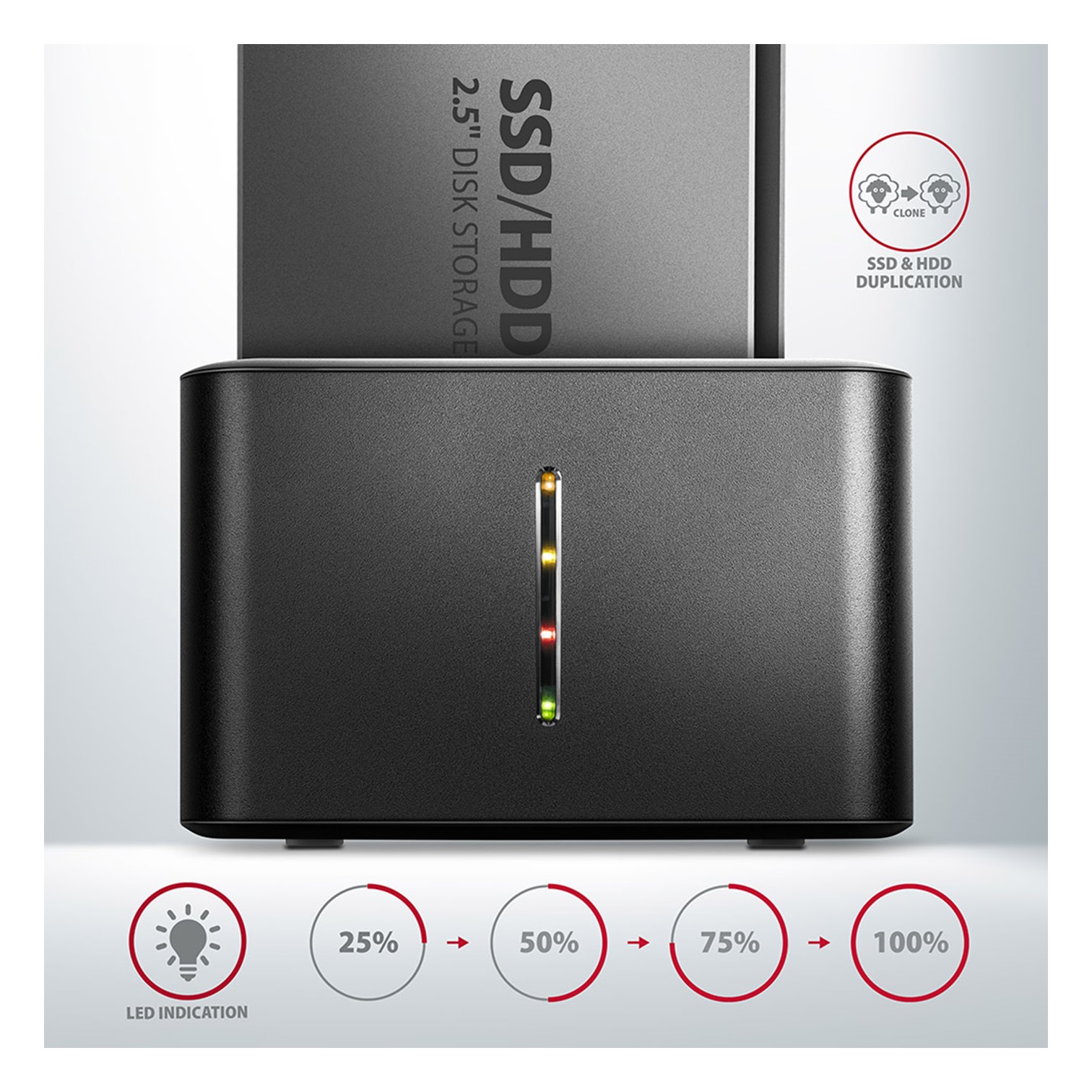HDD DOD Dock mini 2.5" HDD/SSD x2