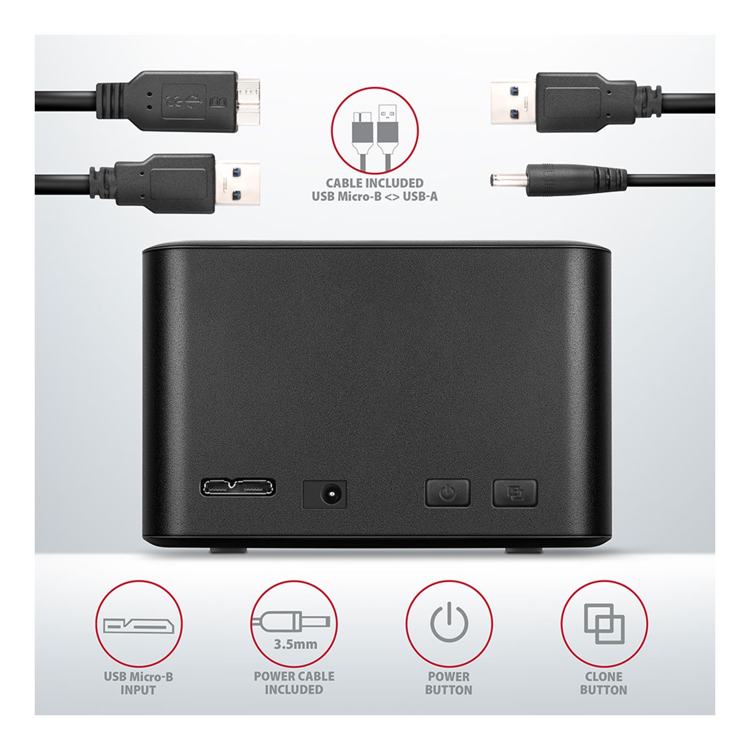 HDD DOD Dock mini 2.5" HDD/SSD x2