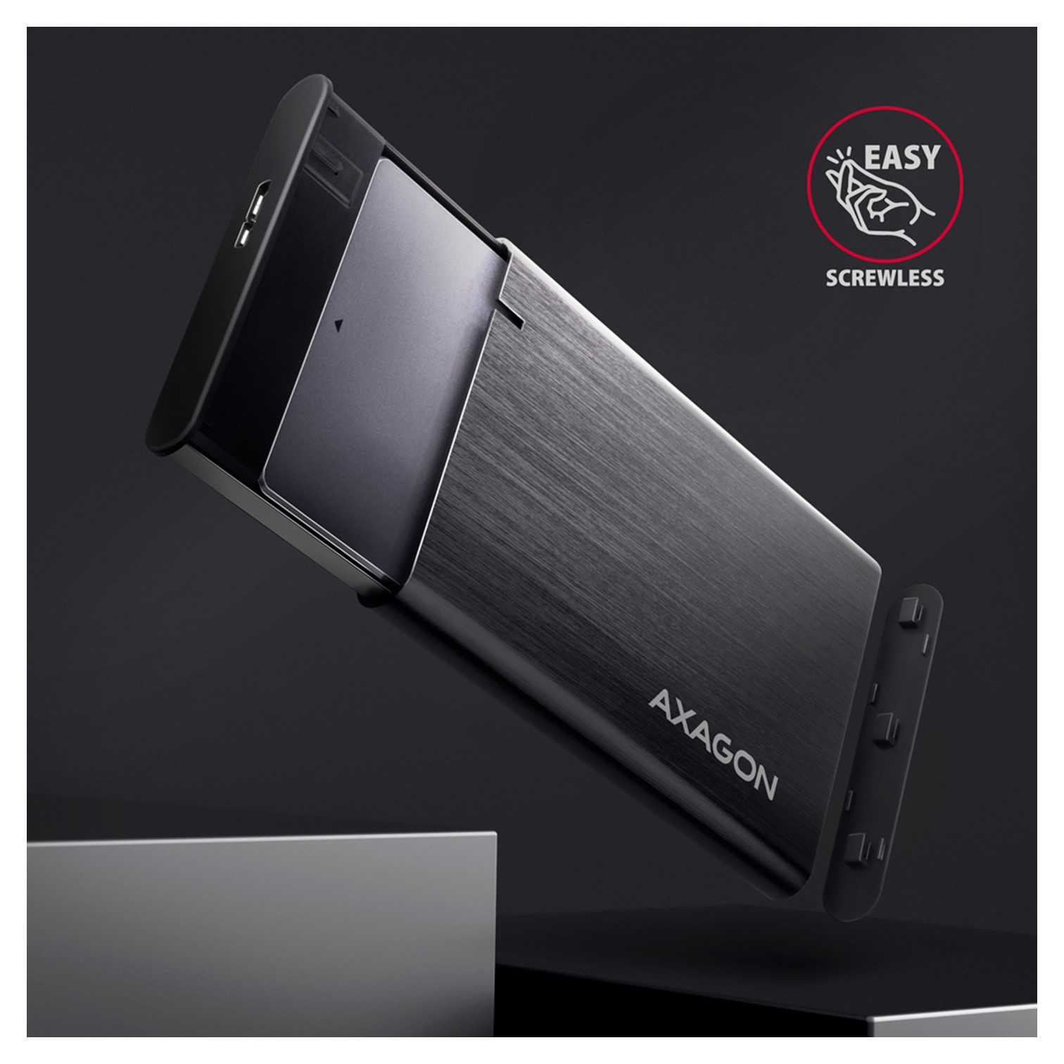 HDD DOD Ladica SATA 6G->USB-C 3.2Gen1, AXA, EE25-A6M