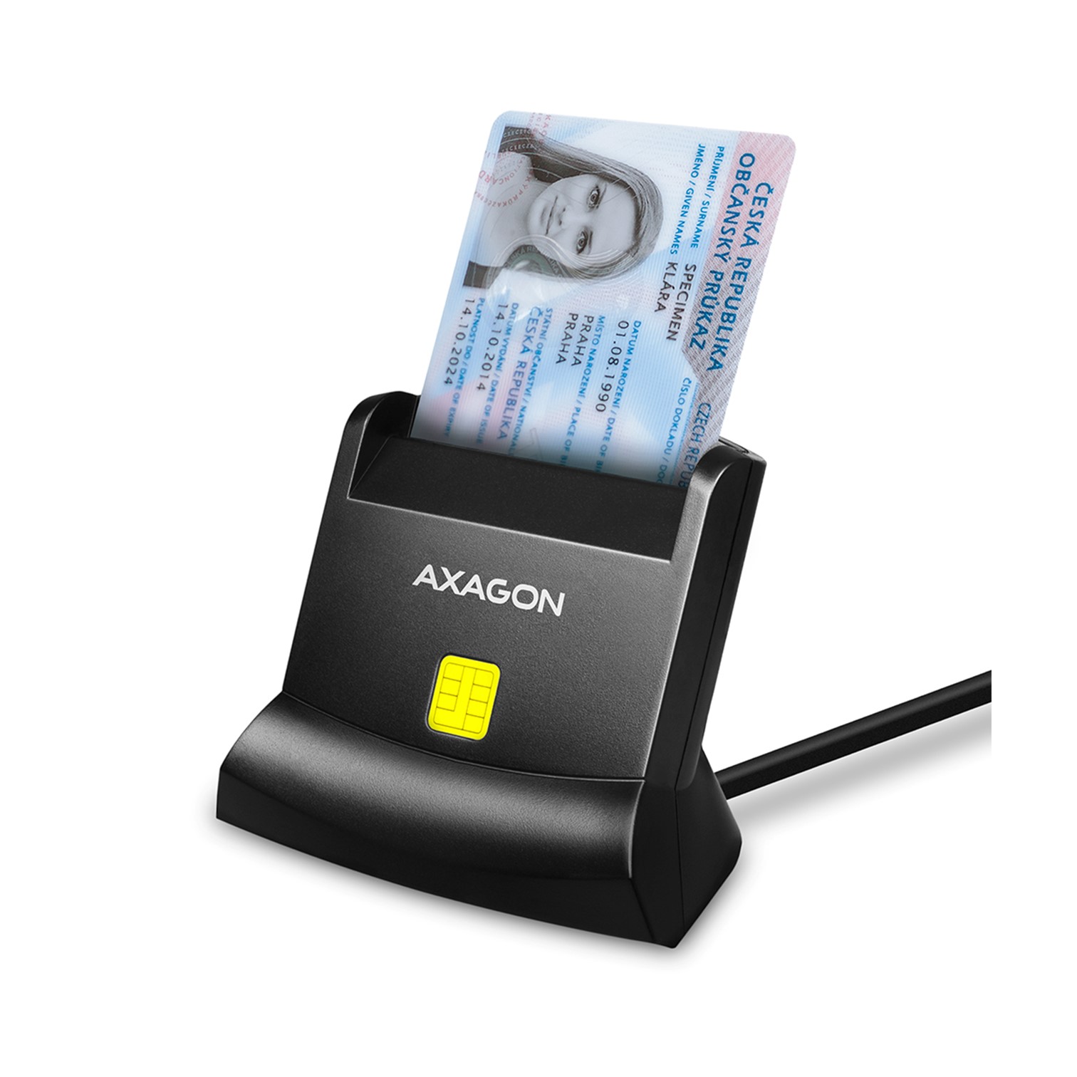 MEM CR USB 2.0 CRE-SM4N Smart Card StandReader, AXA