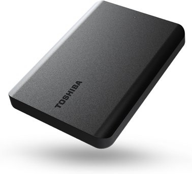 TOSHIBA Eksterni HDD 2TB, USB 3.2 Gen 1, 2.5" CANVIO Basics, Black, Matt finish