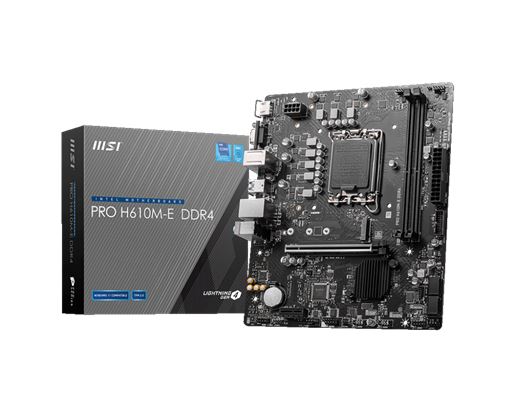 Matična Ploča MSI PRO 1700 H610M-E DDR4