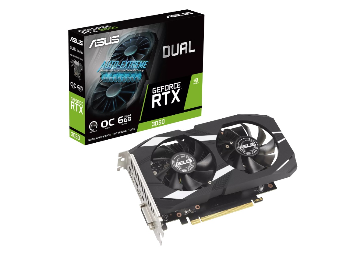 nVidia GeForce RTX 3050 6GB 96bit DUAL-RTX3050-O6G