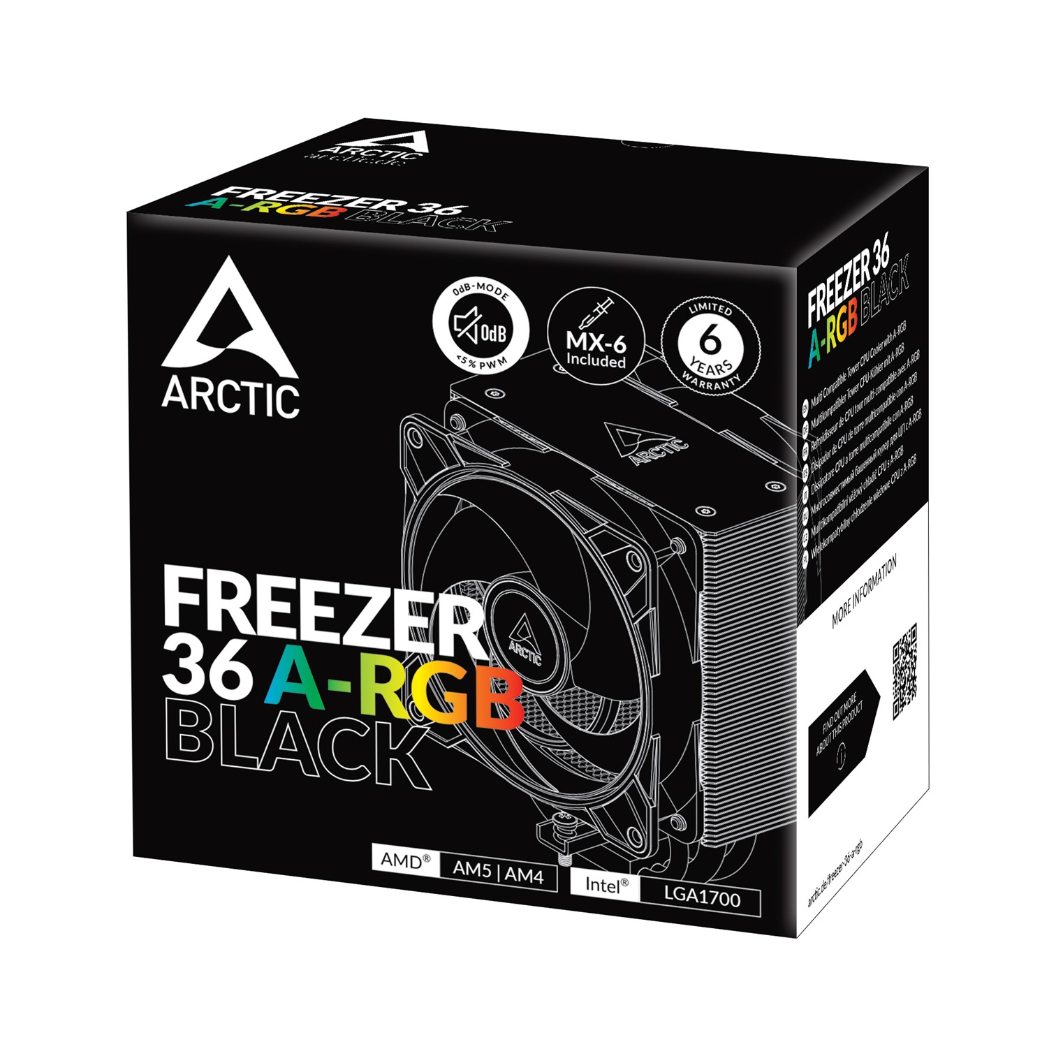 Freezer 36 A-RGB Black procesorski hladnjak (ACFRE00124A)