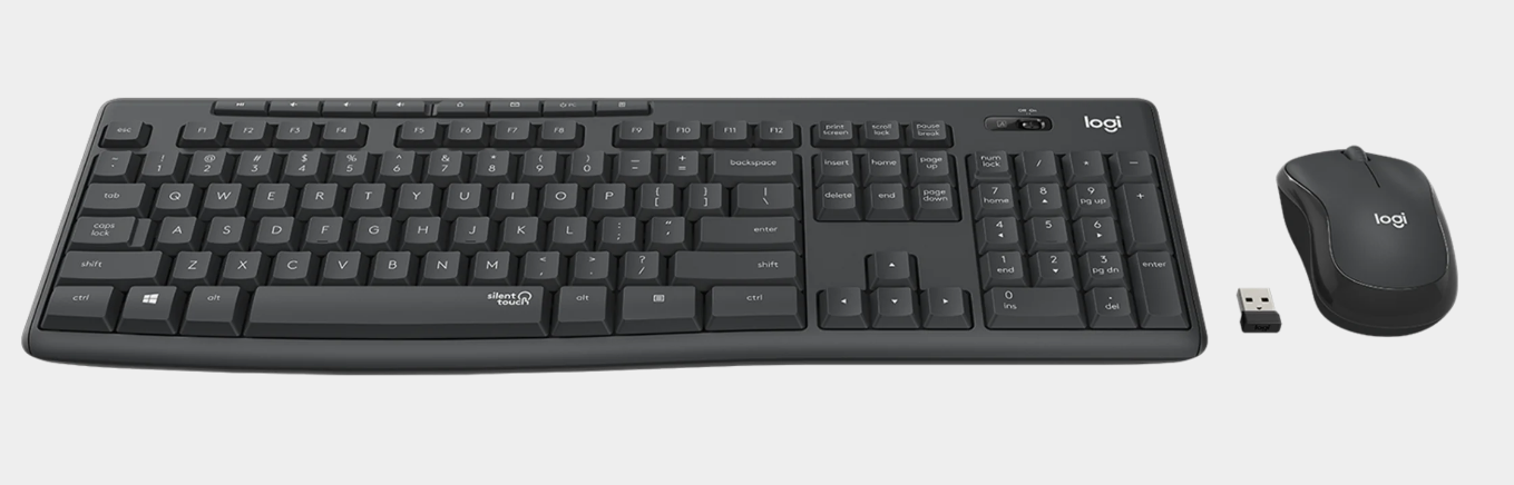 LOGITECH MK295 Silent Wireless Desktop Tastatura + Miš, USB, US layout