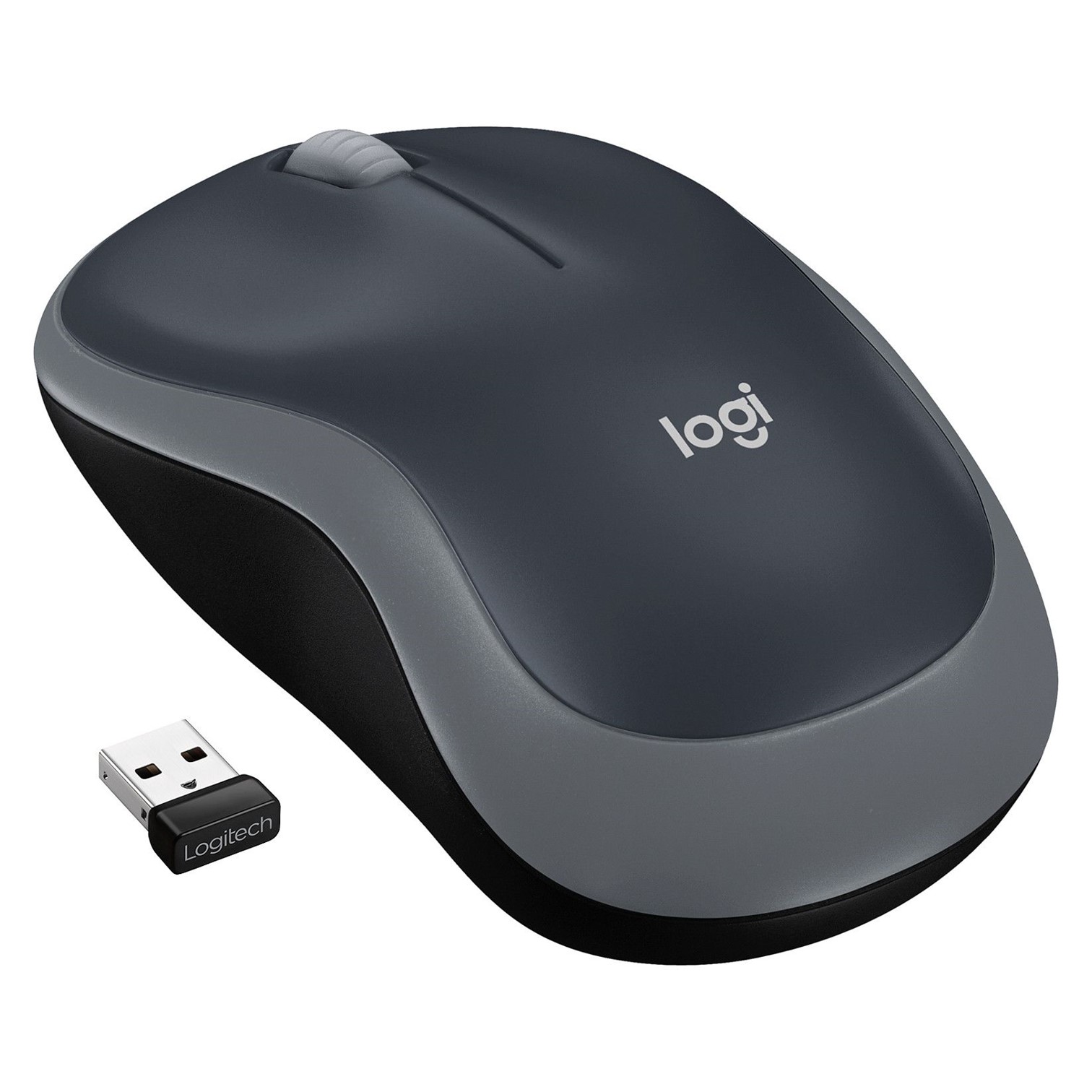 LOGITECH M185 Wireless Mouse for Notebook Swift Grey