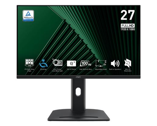 Monitor 27 MSI PRO MP275PG FHD IPS 100Hz, Business