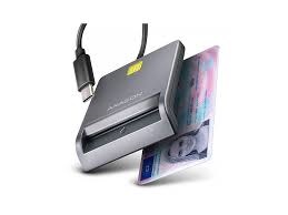MEM CR USB-C 2.0 CRE-SM3TC external Smart Card Reader, AXA