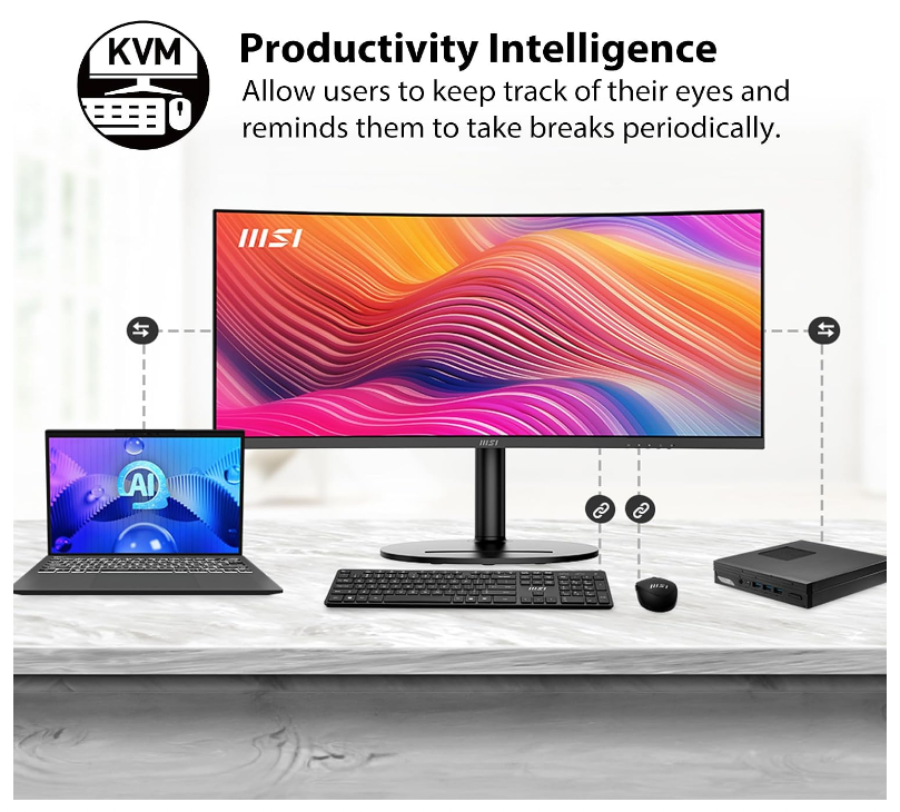 MON 34 MSI MODERN MP342CQ 120Hz UWQHD VA
