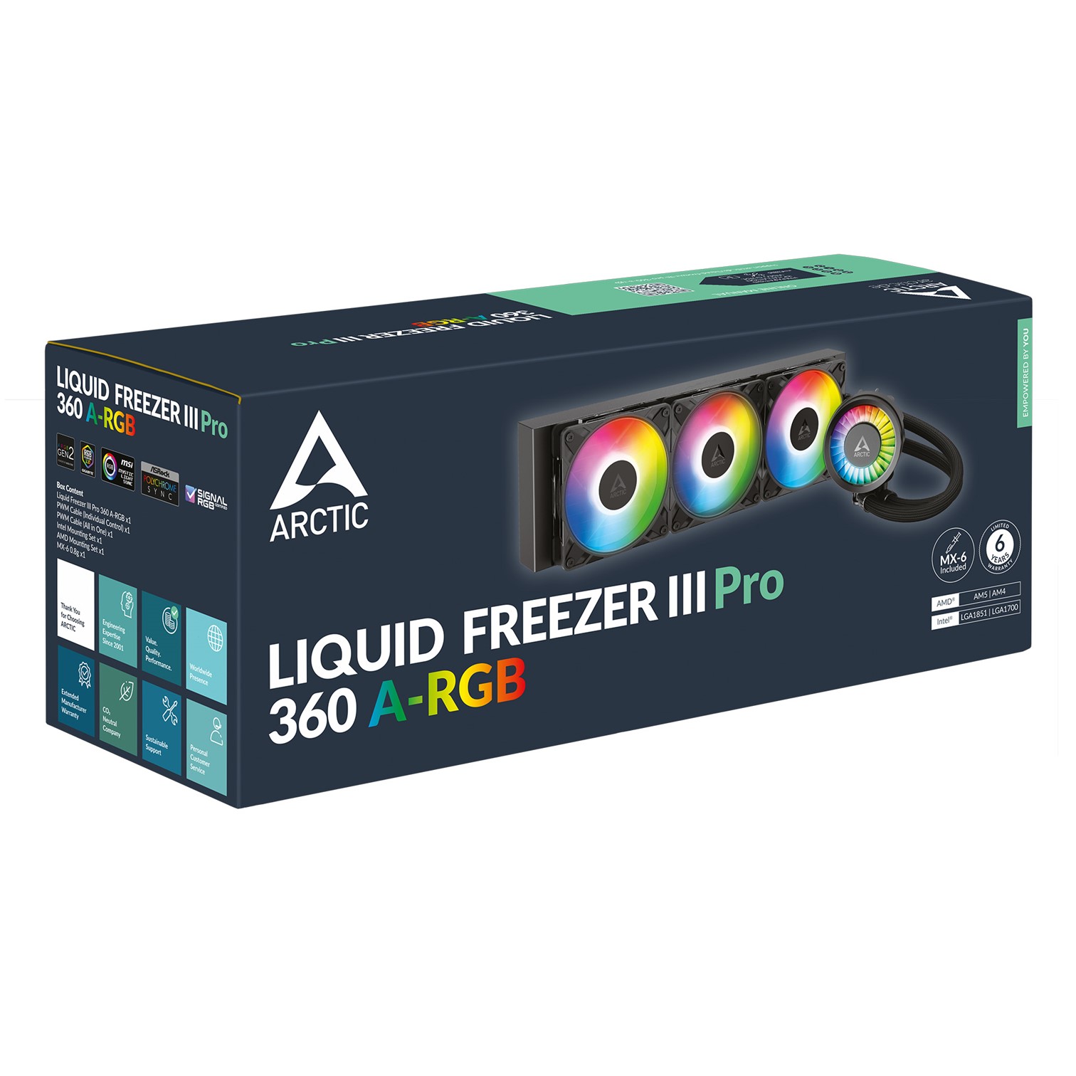 Liquid Freezer III Pro 360 A-RGB Black vodeno hlađenje (ACFRE00184A)