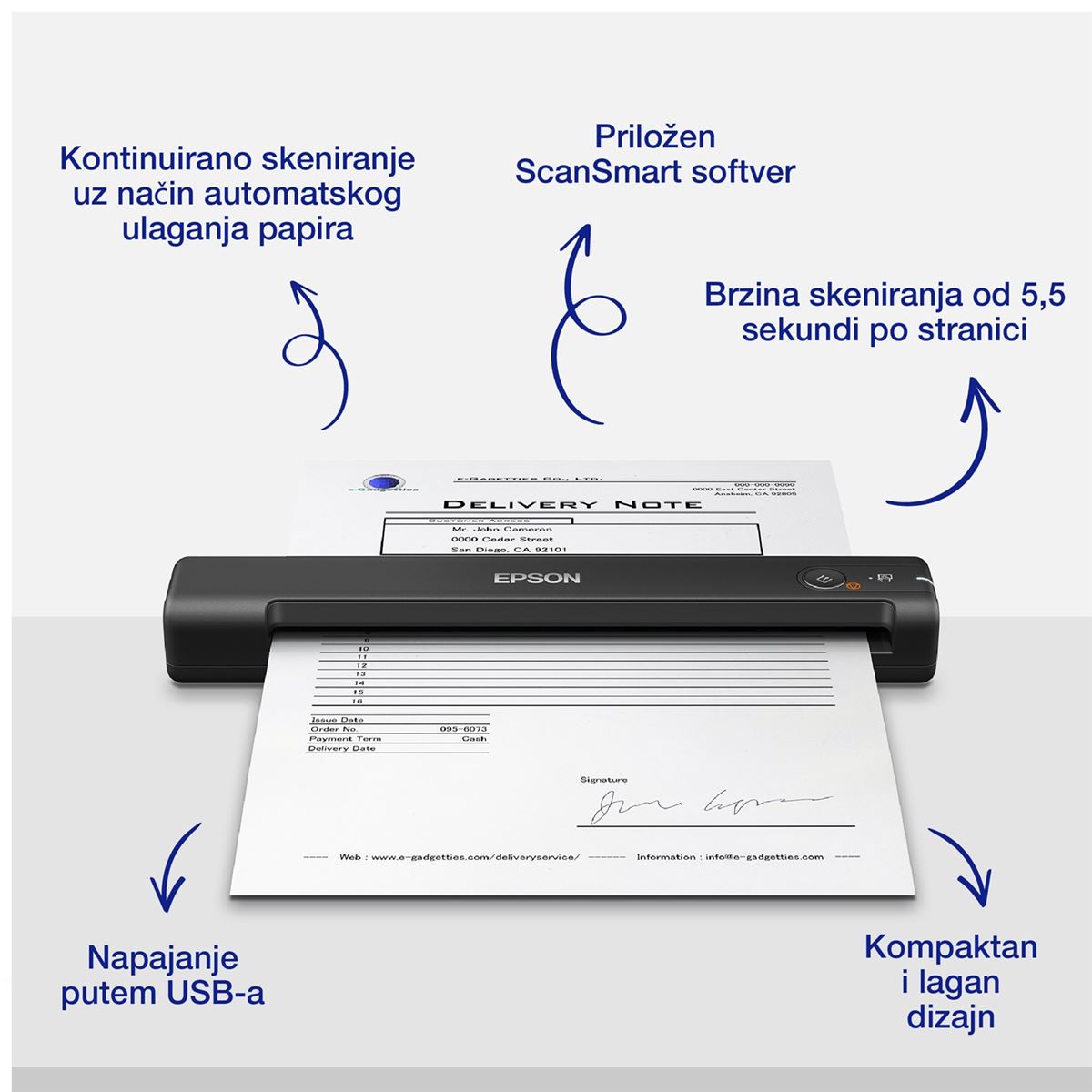 Epson ES-50 mobilni skener