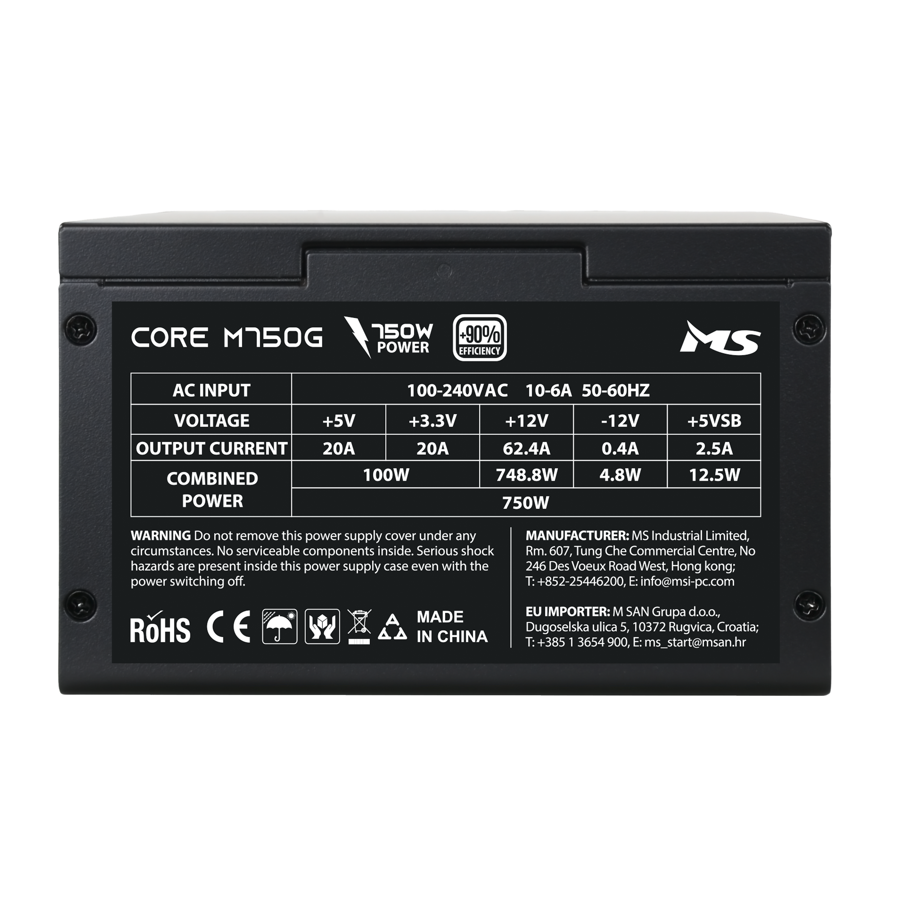 PSU MS CORE M750G ATX3.1
