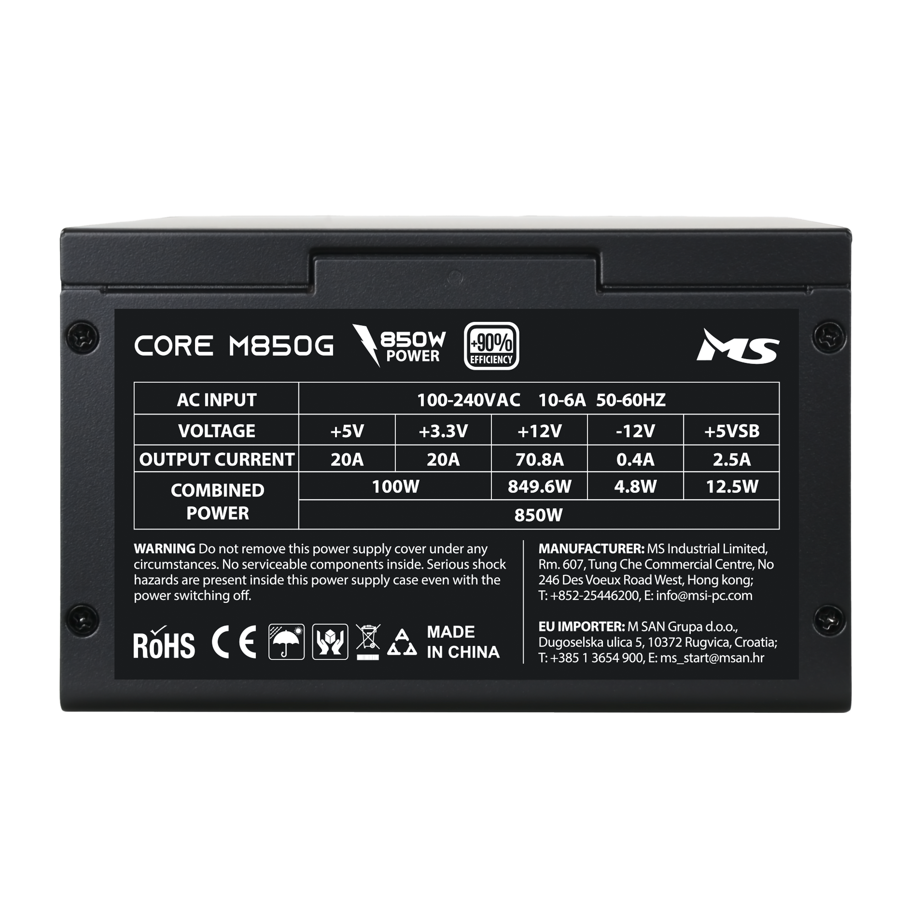 PSU MS CORE M850G ATX3.1